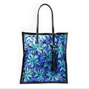 Michael Kors Collection Daisy silk tote bag